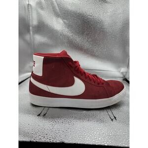 Nike SB Zoom Blazer Mid Men's Size 12 Red White Suede Skate Shoes 864349-602 #4